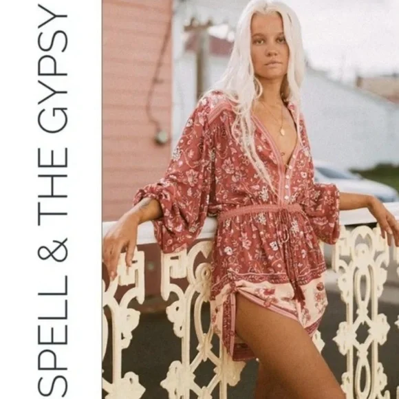 Spell and the Gypsy Portobello Roads romper size XS - Picture 10 of 12